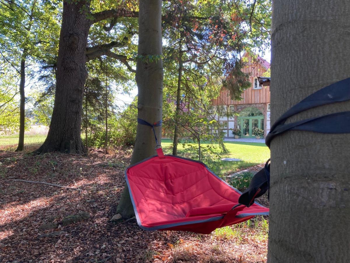 Zum Heuerling Ferienwohung Im Alten Stall Mit Sauna Versmold Kültér fotó